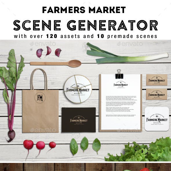 Farmers Market Scene Generator