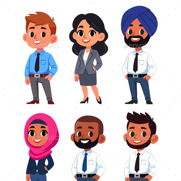 Diverse Workplace Employees