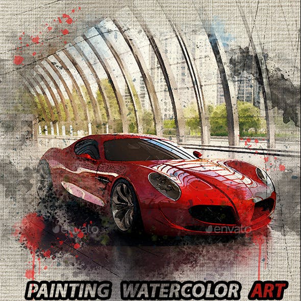 Painting Watercolor Art Photo Effect