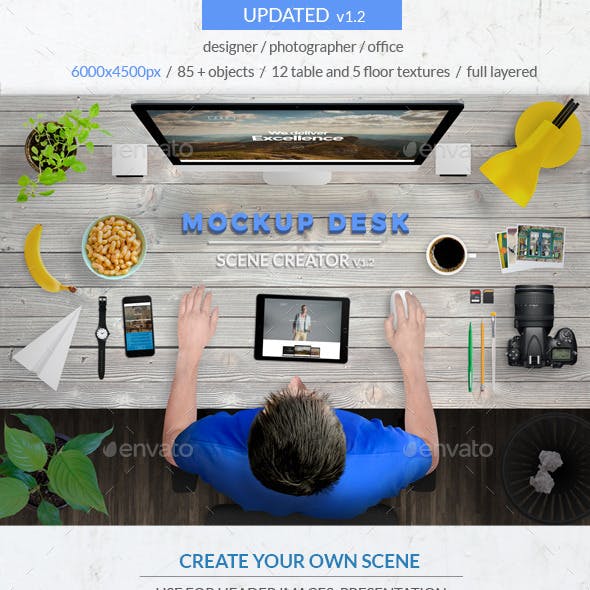 Mockup Desk Scene Creator