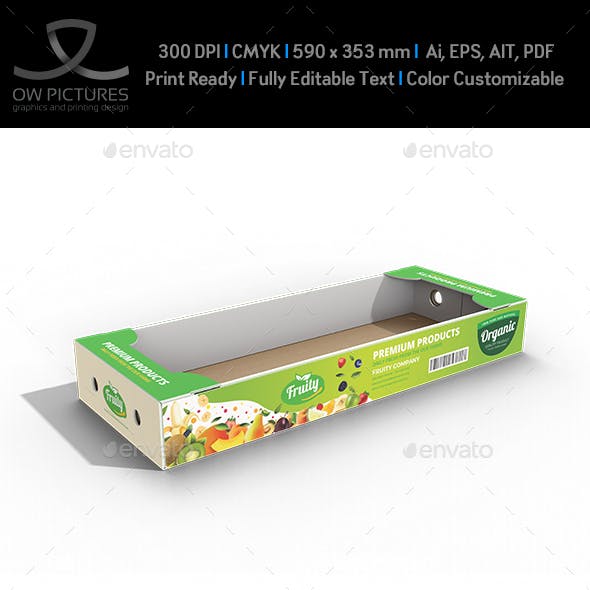 Fruits and Vegetables Box Template