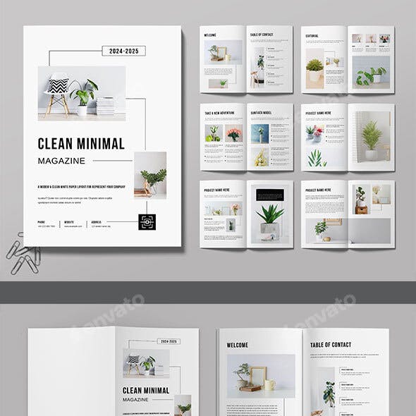 Minimal Magazine Template