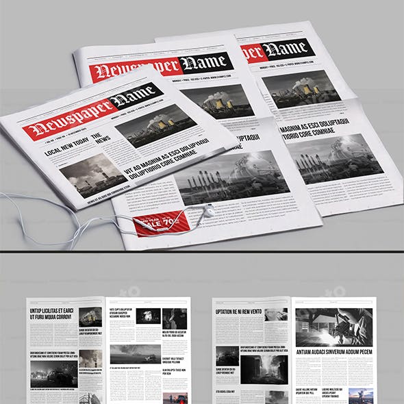 Newspaper Layout Template