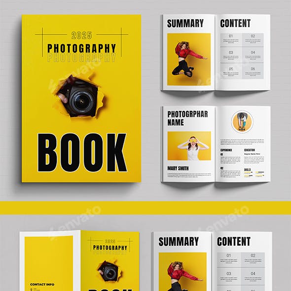 Photography Book Design Template