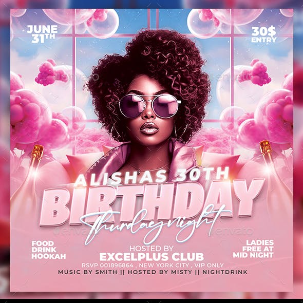 Birthday flyer