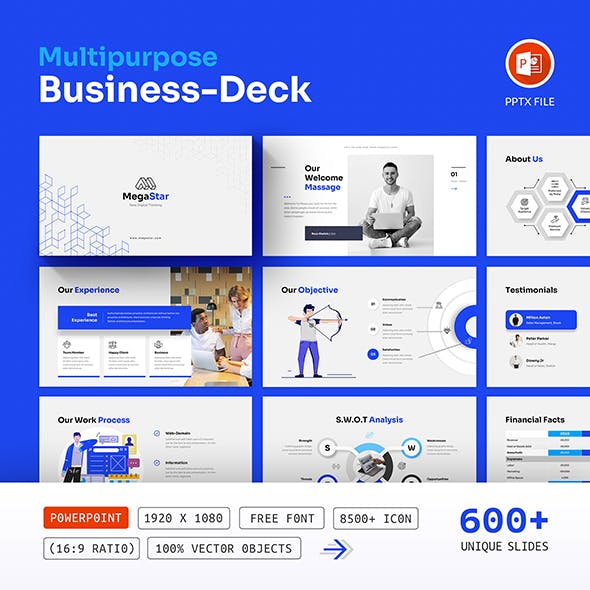 Multipurpose Business-Deck PowerPoint Presentation Template