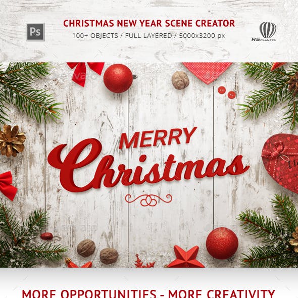 Christmas New Year Scene Creator