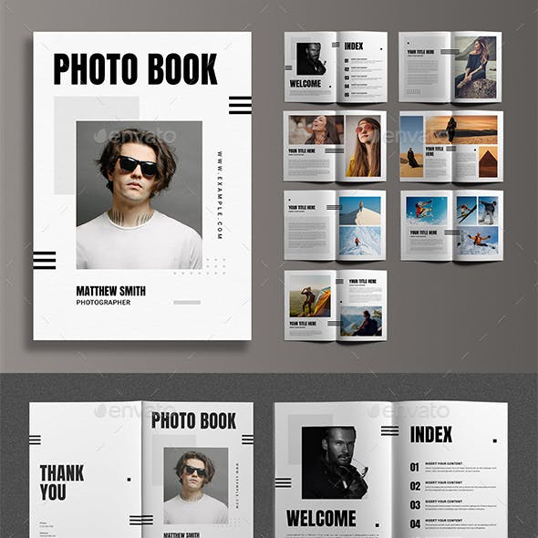 Photobook Template Layout