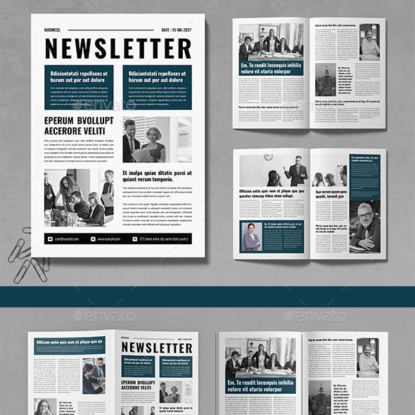 Corporate Newsletter Template