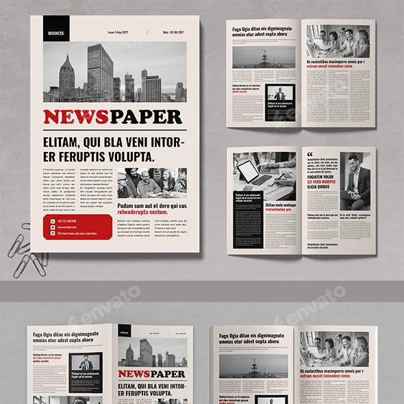 Newspaper Design Template