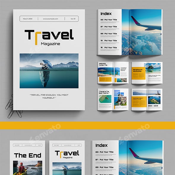 Travel Photo Book Layout