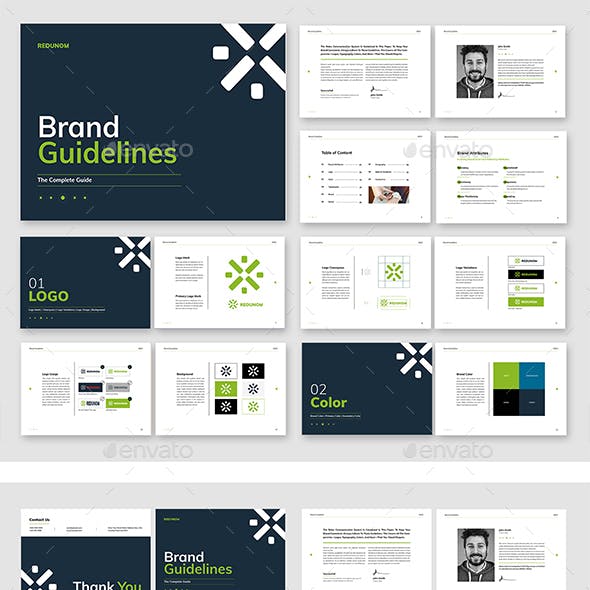 Brand Guideline Design Layout