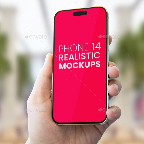 PHONE 14 Realistic Mockups