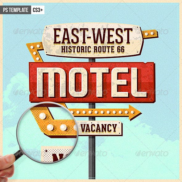 Vintage Motel Sign Pack