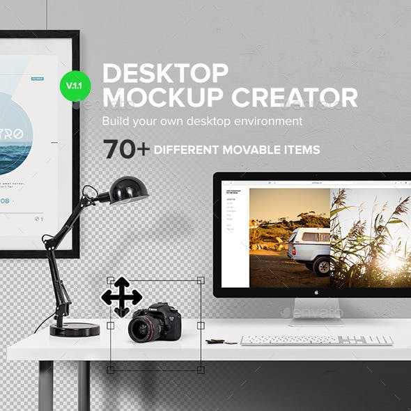 Macbook - Desktop Mockup Creator