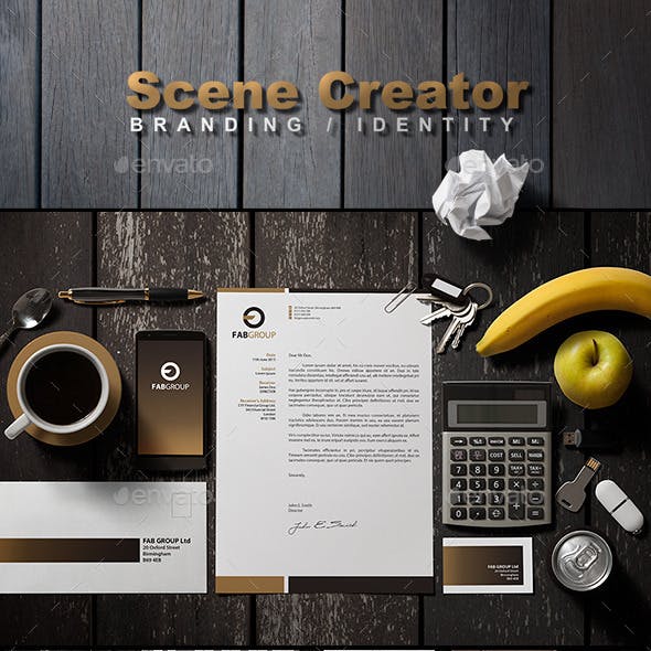 Branding / Identity Scene Creator