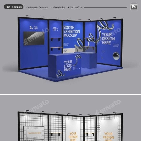 Booth Exhibition Mock Up