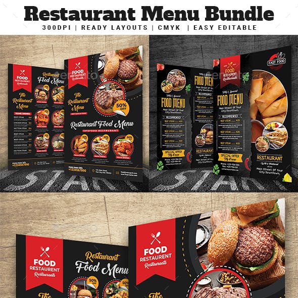 Restaurant Menu Bundle