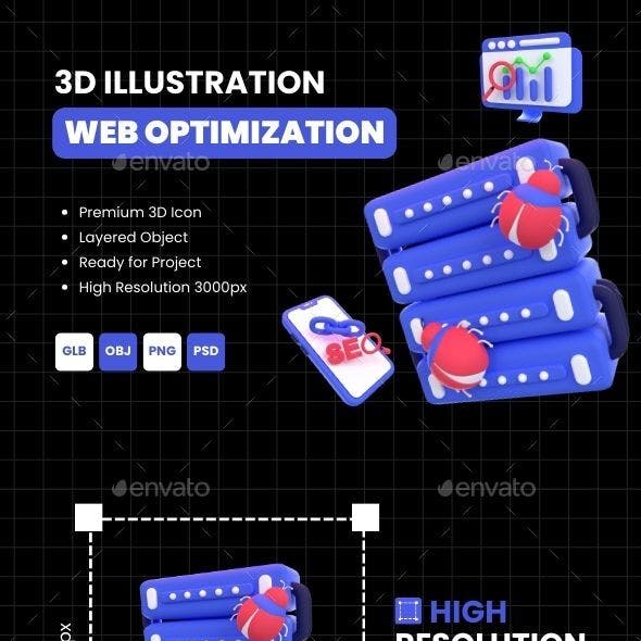 Web Optimization 3D Pack