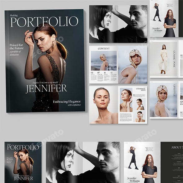 Fashion Model Photography Portfolio Template