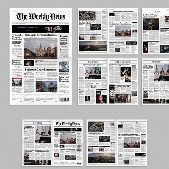 Classic Newspaper Template