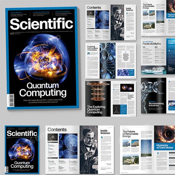 Science Magazine Template