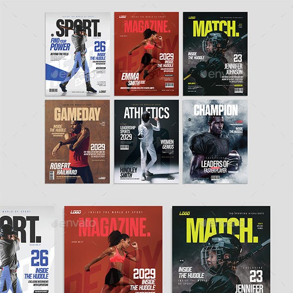 Sport Magazine Cover Templates