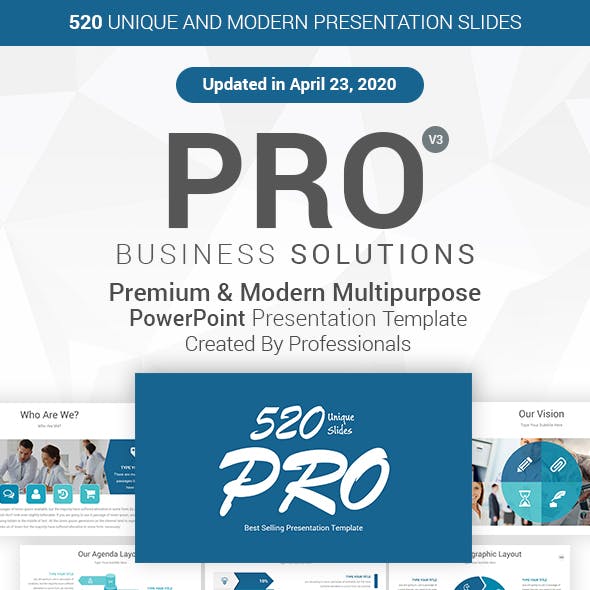 PRO Multipurpose PowerPoint Presentation Template