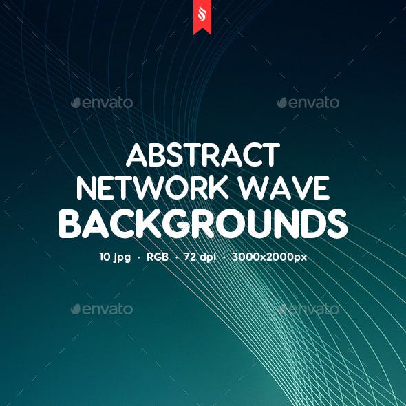 Network Wave Backgrounds