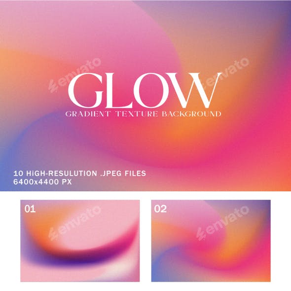 Glow Gradient Texture Background