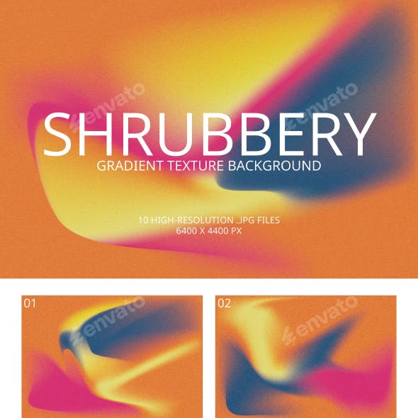 Shrubbery Gradient Texture Background