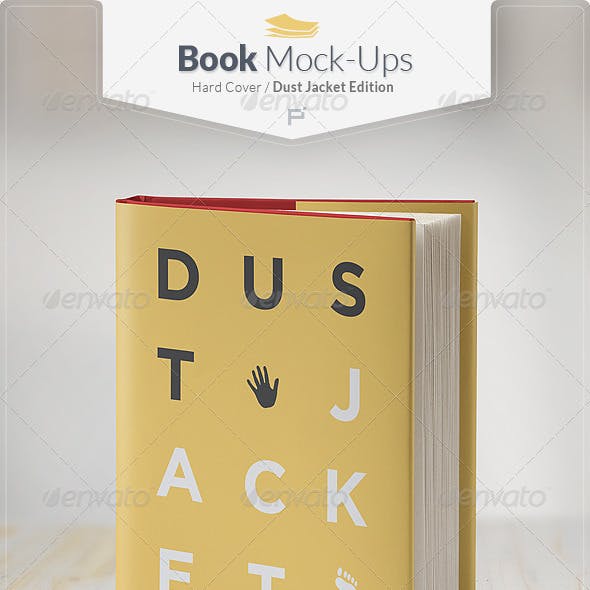 Book Mock-Up / Dust Jacket Edition