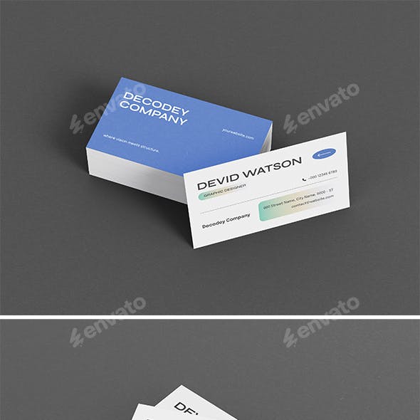 Company Business Card Template