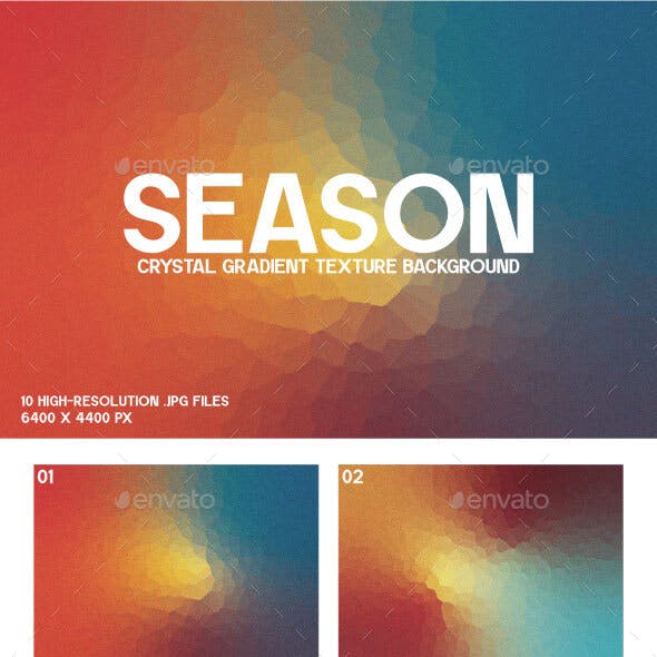 Season Crystal Gradient Texture Background