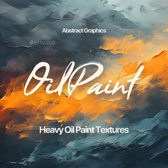 Colorful Heavy Oil Paint Textures