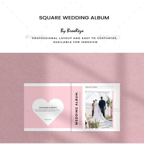 Square Wedding Album