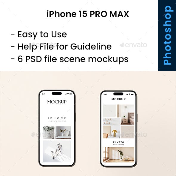 iPhone 15 Promax Mockup