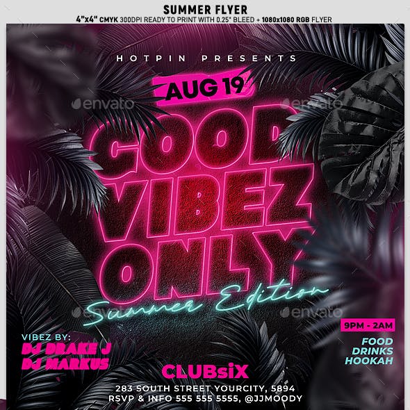 Summer Party Flyer