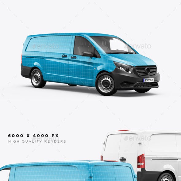 Vito Panel Van Mockup